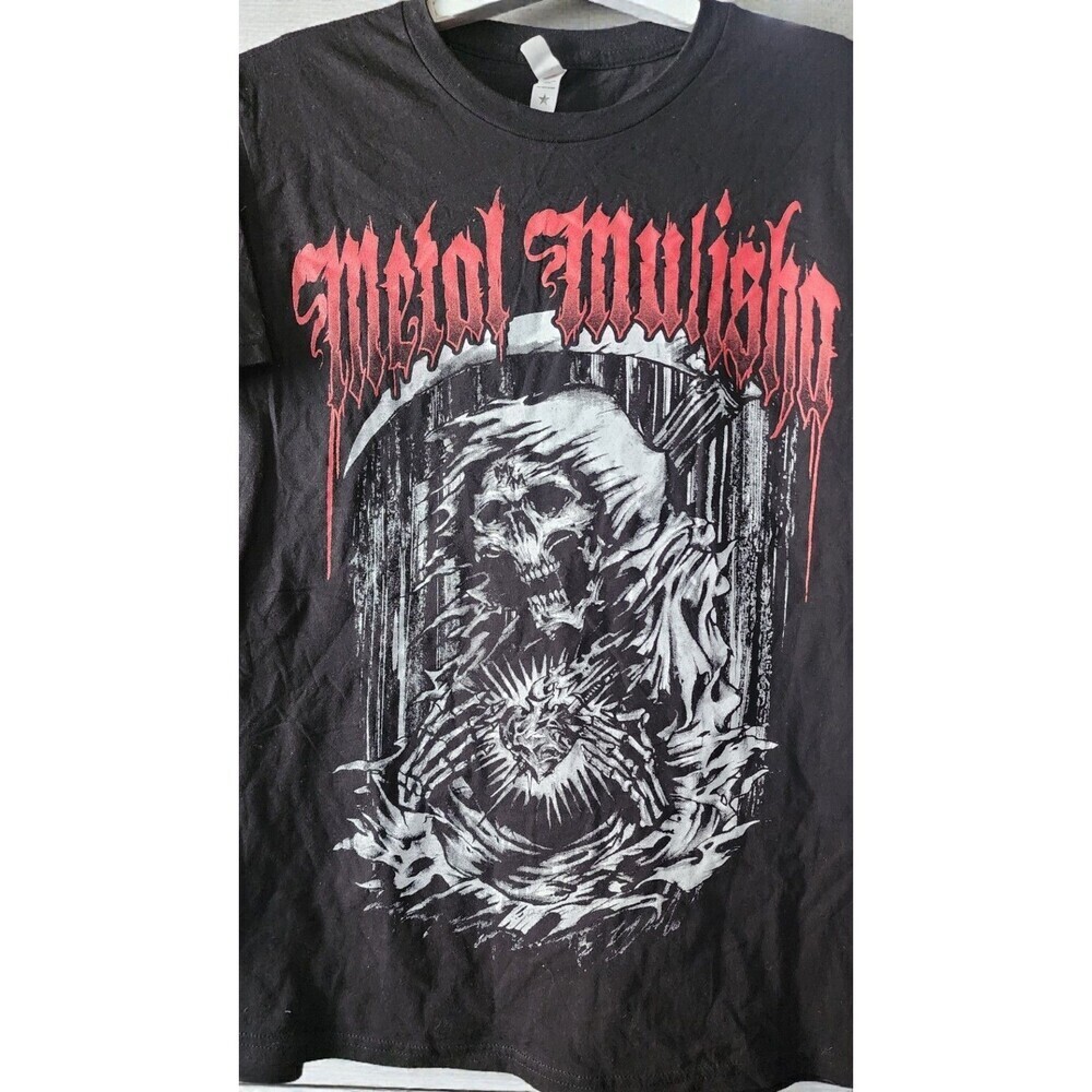 Metal Mulisha Mens Short Sleeve Graphic Crew Neck Tee Shirt Medium Expired D30